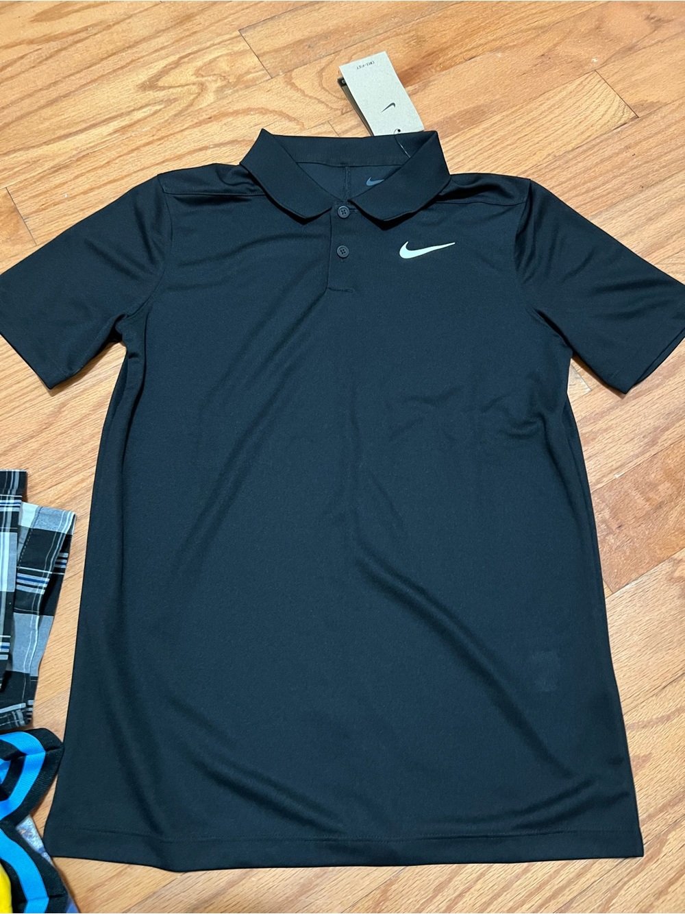 Nike Boy’s Black Dri-FIT Polo Shirt
